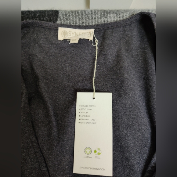 Synergy Organic Clothing Cotton Faux Wrap Dress - Small - Picture 5 of 7